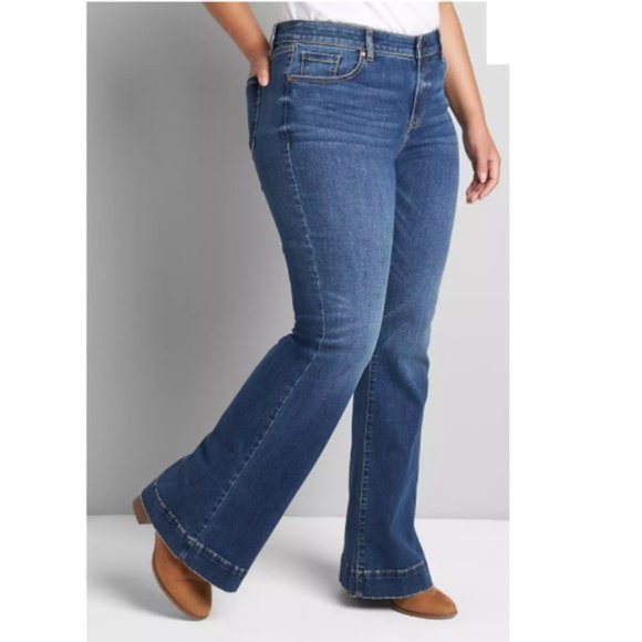 Torrid Denim Women's Medium Wash Boot Cut Jeans Size 18